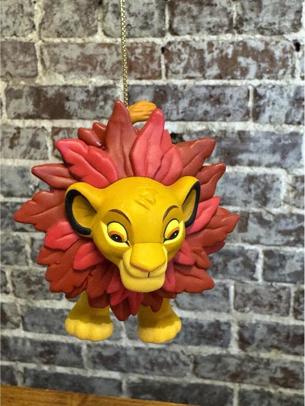 Disney Ornament Simba Lion King Grolier Christmas Magic Vintage Holiday